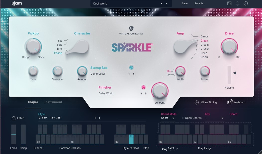 Ujam SPARKLE2 - VIRTUAL GUITARIST